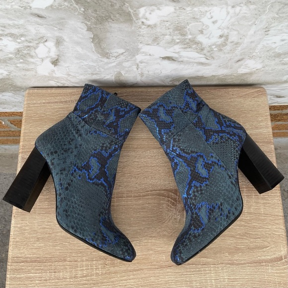 Free People Nolita Snake Embossed Leather Boots Women’s Size 39/8.5 - Picture 7 of 10